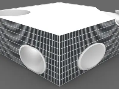 Shanghai Poly Grand Theater by Tadao Ando 3D model