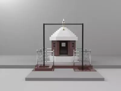 Temple hindu 3D model