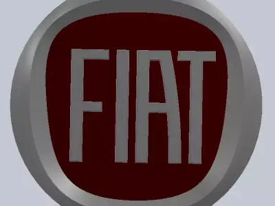 FIAT logo 3D print model
