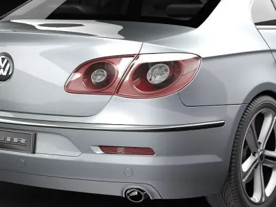 Vokswagen passat cc r 2010 3D model