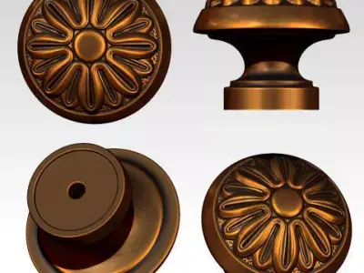 Door Knob 3D print model