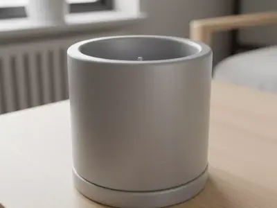 Minimal Candle Holder 3D Print Model 3D print model