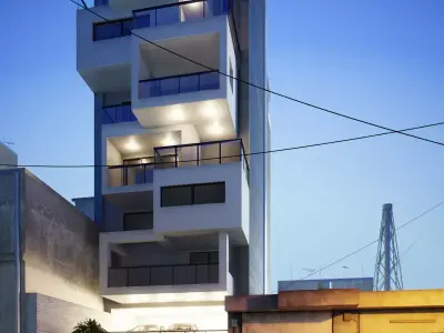 modern building model  3D model
