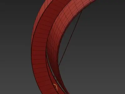 Chandelier circular led pendant light 3D model