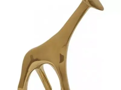 DwellStudio Giraffe Gold Figurine Free 3D model