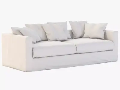 Le Grand Air Sofa White 3D model