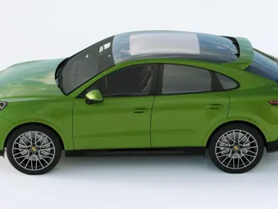 Porsche Cayenne S coupe 2020 3D model