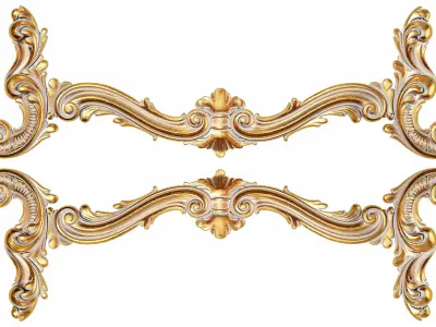 Classic carved 140 3D model