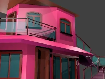 Luxury Modern House 3D model purchase