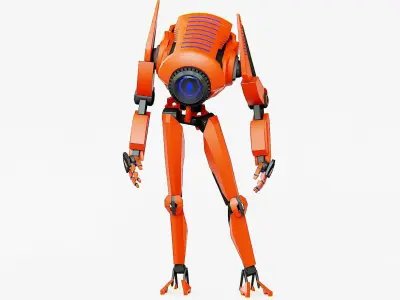 ANDROID MO Rigged for Unreal Engine - Unity - MIXAMO 3D model