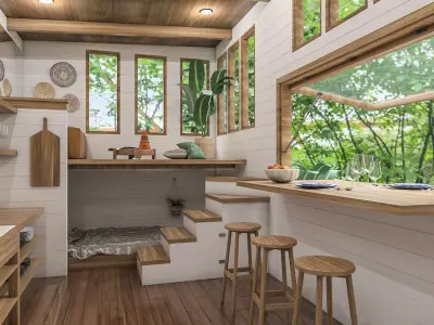 Tiny House 3D model 3D model