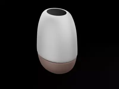 Oval Vase Decoration Low-poly 3D model