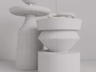 Side tables by Arteriors home 3D model