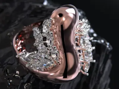 jewelry ring 242 3D print model