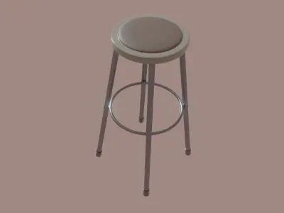 Science Stool 3D model