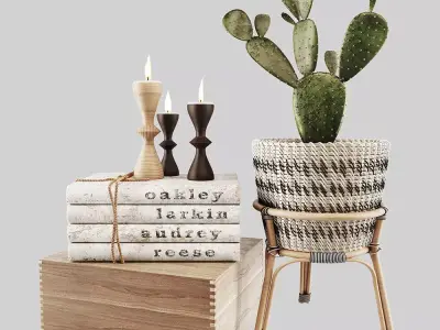 Modern Decor Set 10 3D model
