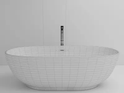 Bathroom furniture set Arcom Escape 3D model