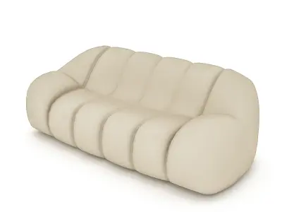 3D sofa garden 3d Low-poly 3D model