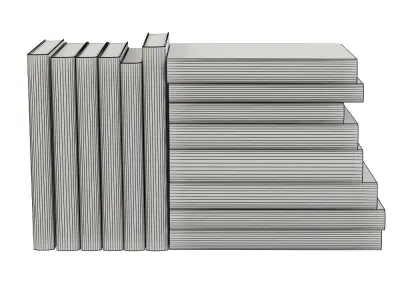 Books 02 3D model