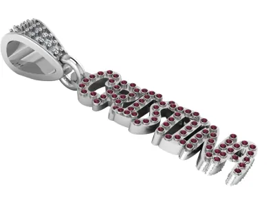 CUSTOM JEWELERY  PANDANT 3D PRINTABLE MODAL  3D print model