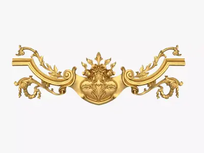Classic decor ornament 233 3D model