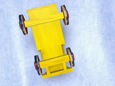 Carrito de Masaya Low-poly 3D model