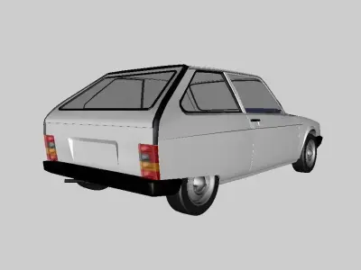 Citroen Axel 11 TRS 3D model