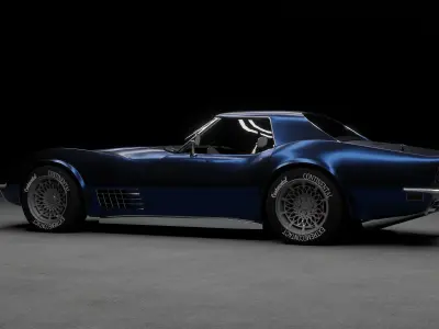 1970 Chevrolet corvette zr1 3D model