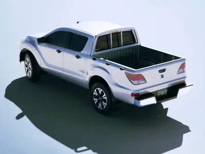 Mazda BT50 2016 Low-poly 3D model
