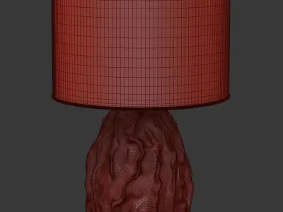 Rock vintage table lamp  3D model