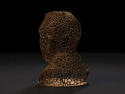 Walt Disney Bust 3D print model