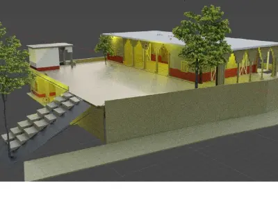 Village House 3D model buy