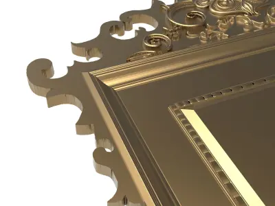 carved frame 3D model 42