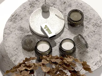 Decorative set 06 3D model get