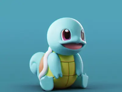 Pokemon - Squirtle 3D print model