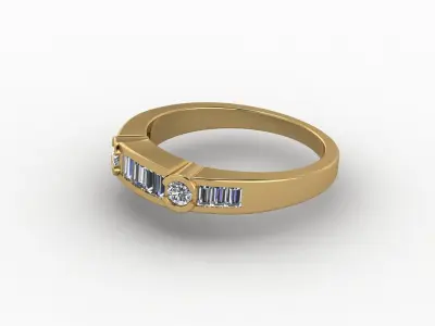 ring diamod 0568 3D print model