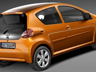 Toyota Aygo 5-door 2013 3D model