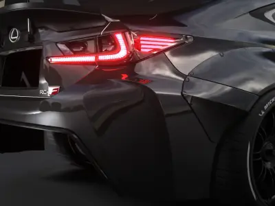 LEXUS RCF  3D model
