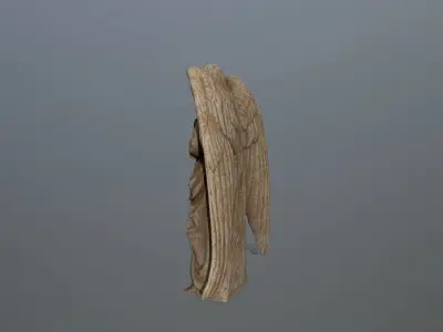 greek statue Low-poly 3D model