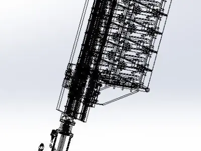 Stacking mechanism-loading  mechanism 3D model