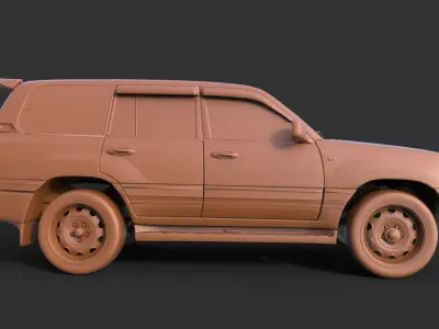 Lexus LX 470  3D print model