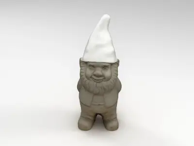 Garden Gnome 002 3D model
