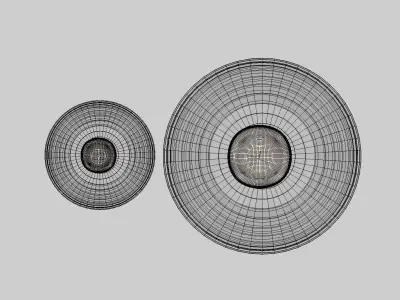 Vase and Candle set 3D model