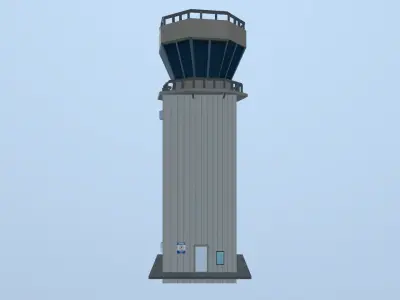 Control Tower 3D model