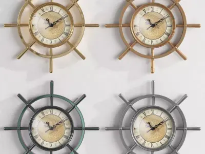 wall clock 54 3D model