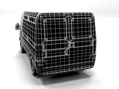 CITROEN JUMPER 2002 LOWPOLY Low-poly 3D model