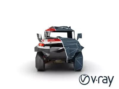 Toyota Runner Offroad Adventure Model Pack Low-poly 3D model