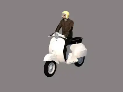 VESPA PRIMAVERA 125 3D model