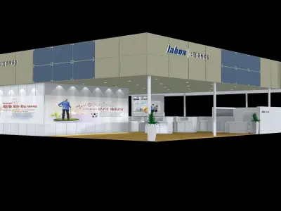 Exhibition - Area - 18X15-3DMAX2009-01 3D model