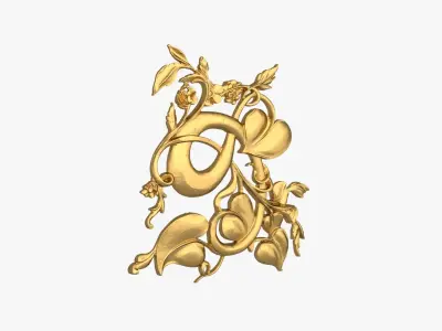 Classic decor ornament 202 3D model